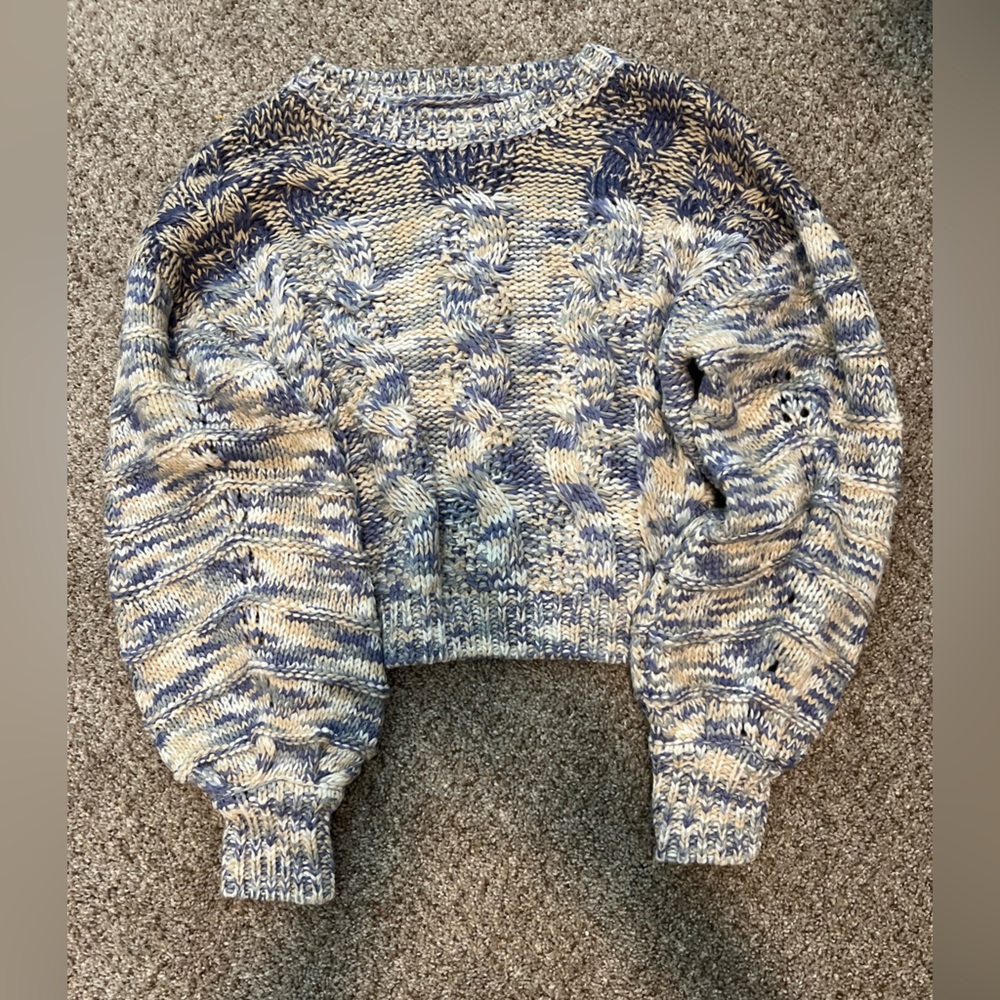 Chunky knot sweater